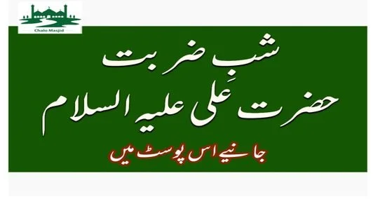 Read more about the article شبِ ضربت حضرت علی علیہ السلام
