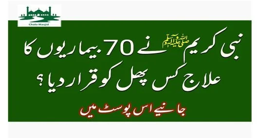 You are currently viewing نبی کریمﷺ نے 70بیماریوں کا علاج کس پھل کو قرار دیا،جاننے کے لیے پوسٹ پڑھیے