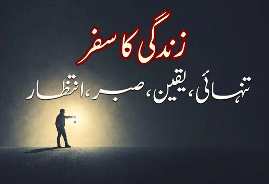 You are currently viewing زندگی کا سفر  ( تنہائی، یقین ،صبر ، انتظار )