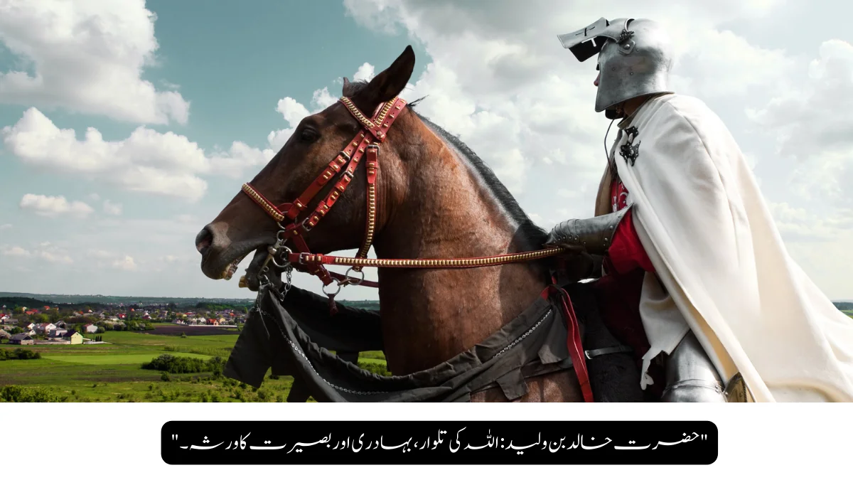 Read more about the article “حضرت خالد بن ولید: اللہ کی تلوار، بہادری اور بصیرت کا ورثہ۔”